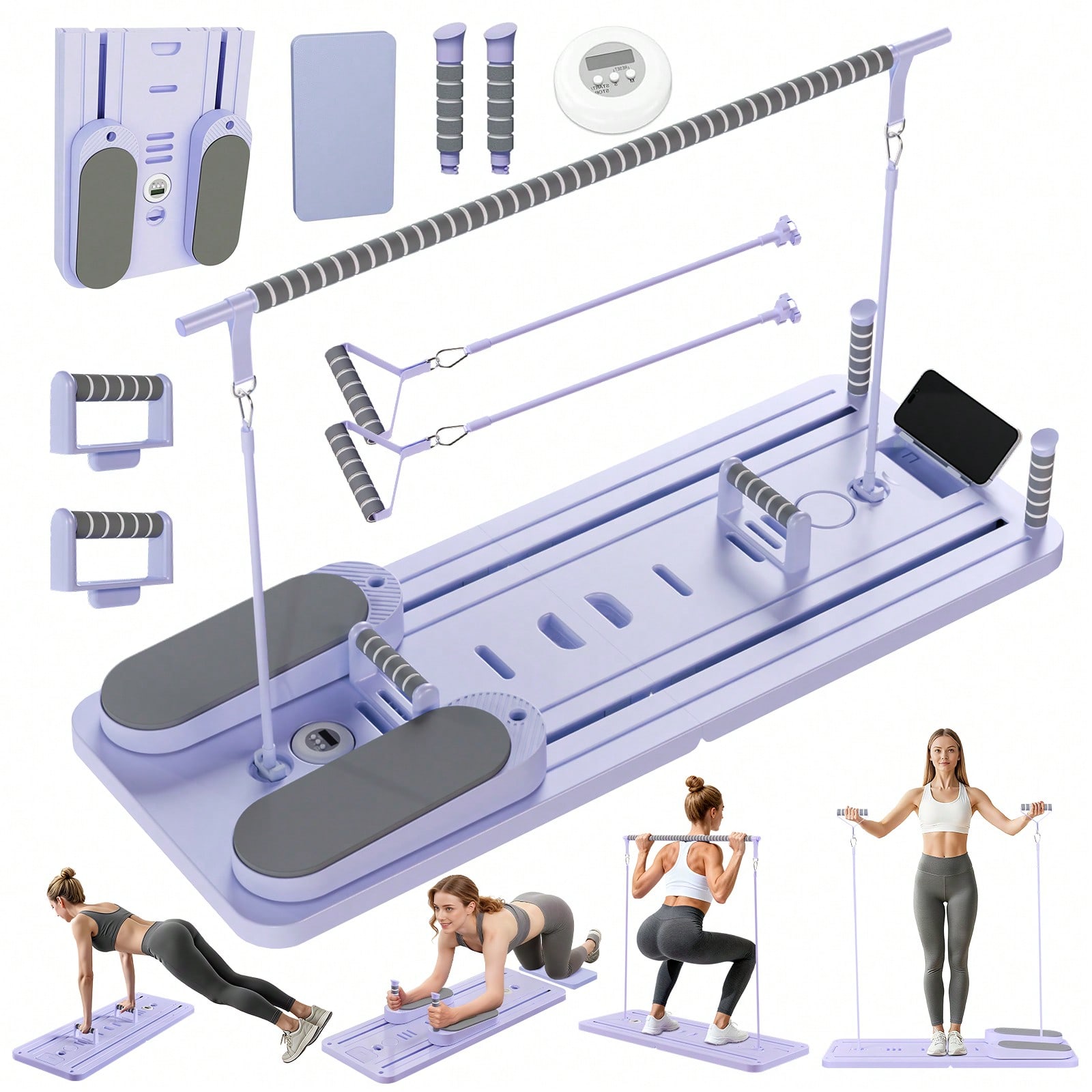 Pilates & Yoga Unleashed Studio - Pilates Reformer With Bar, Pilates Board