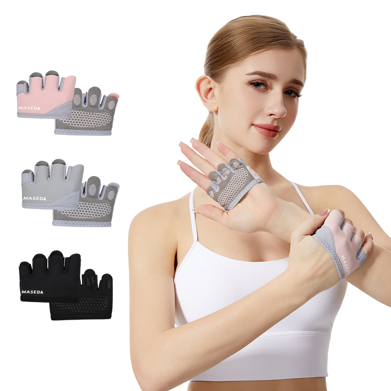 Pair of Fitness Fingerless Glo - Pilates Is Yoga 评论和价格