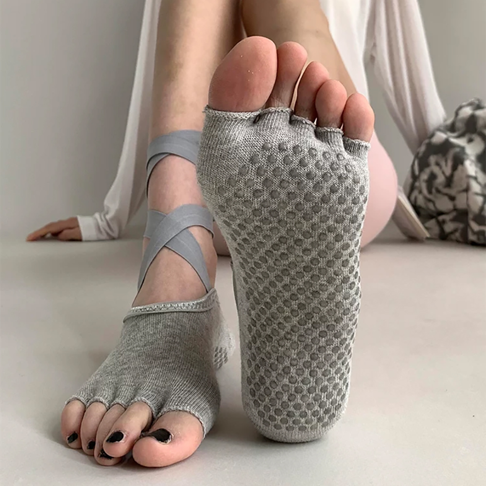 Women Tied Pilates Yoga Toe So - Youtube Yoga Pilates 评论和价格