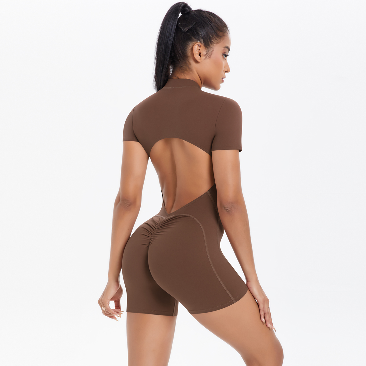 Women Gym Jumpsuit Short Yoga  - Pilates Yoga Set 评论和价格
