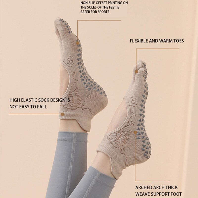 Women Yoga Toe Socks High Qual - Fitness Yoga Pilates 评论和价格