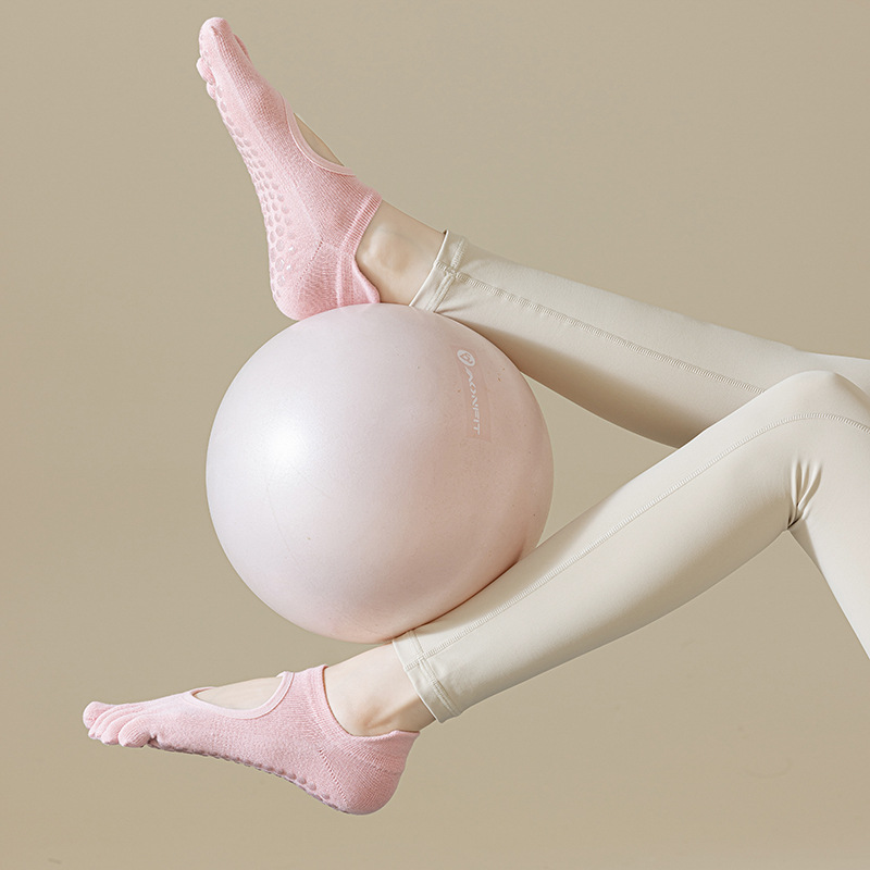 Non Slip Toe Socks for Yoga Pi - Youtube Yoga Pilates 评论和价格