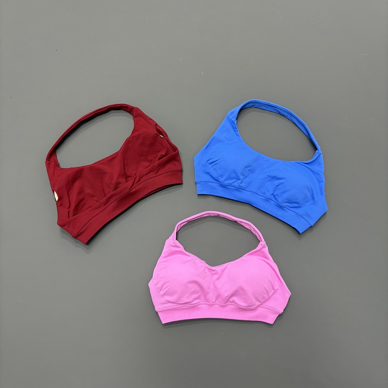 HISTELLO Seamless Halter Neck  - Pilates Yoga Wrap Top 评论和价格