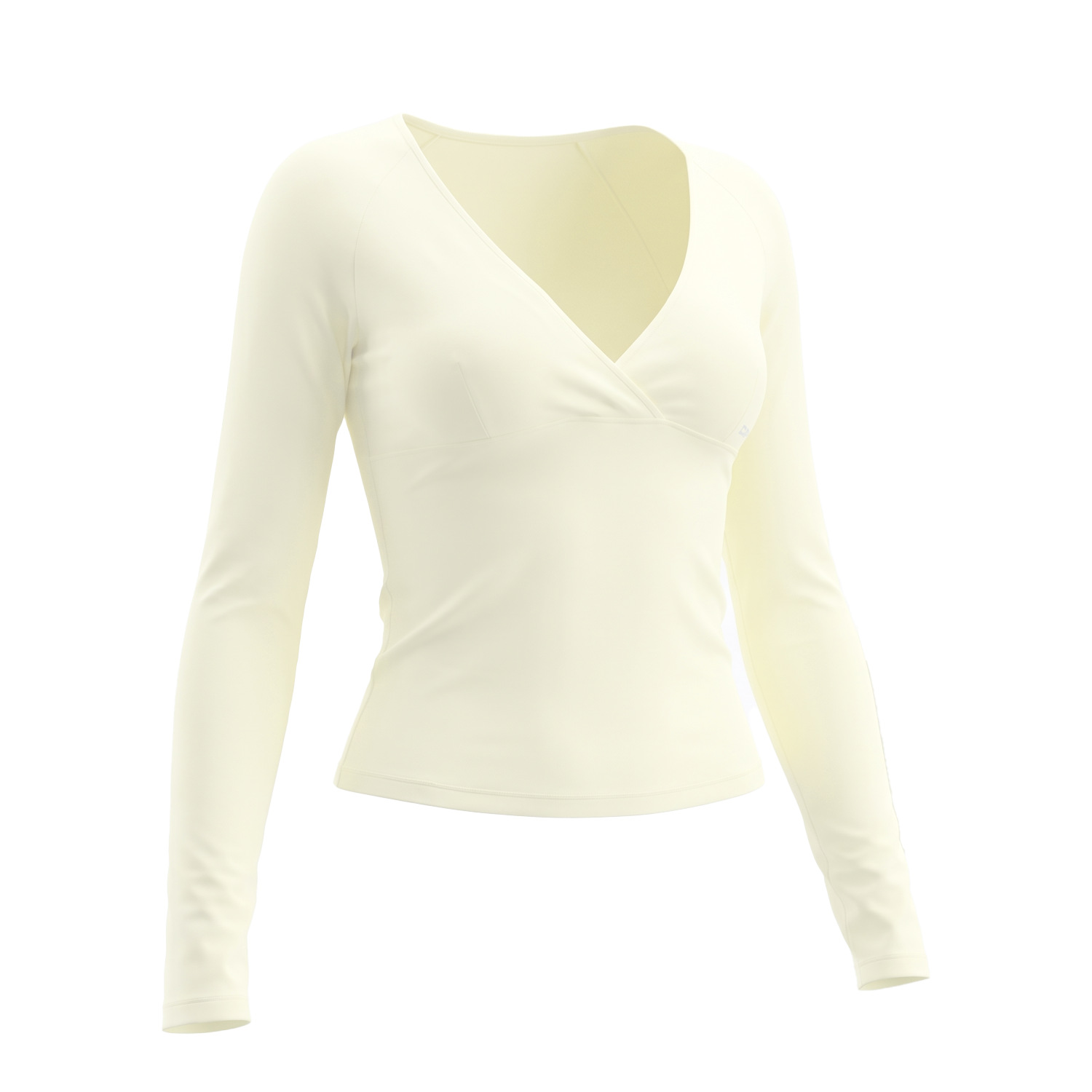 Nude-skin-friendly V-neck spor - Pilates Yoga Wrap Top 评论和价格