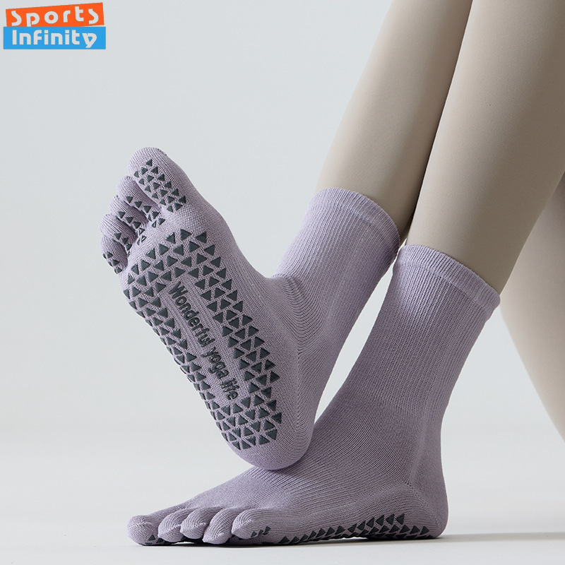 Fashion Five Finger Split Toe  - Youtube Yoga Pilates 评论和价格