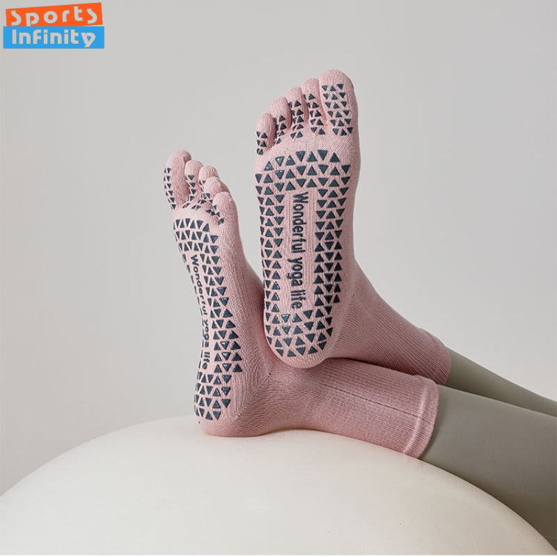 Fashion Five Finger Split Toe  - Youtube Yoga Pilates 评论和价格