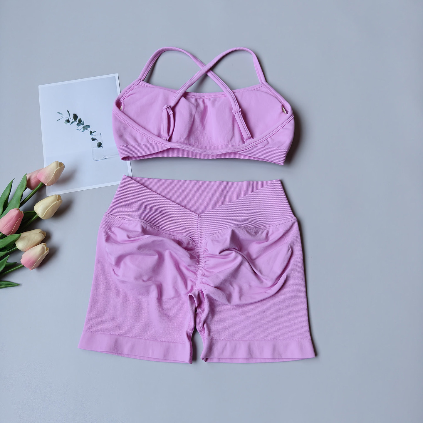 Women's Seamless Yoga Set Quic - Pilates V Yoga 评论和价格