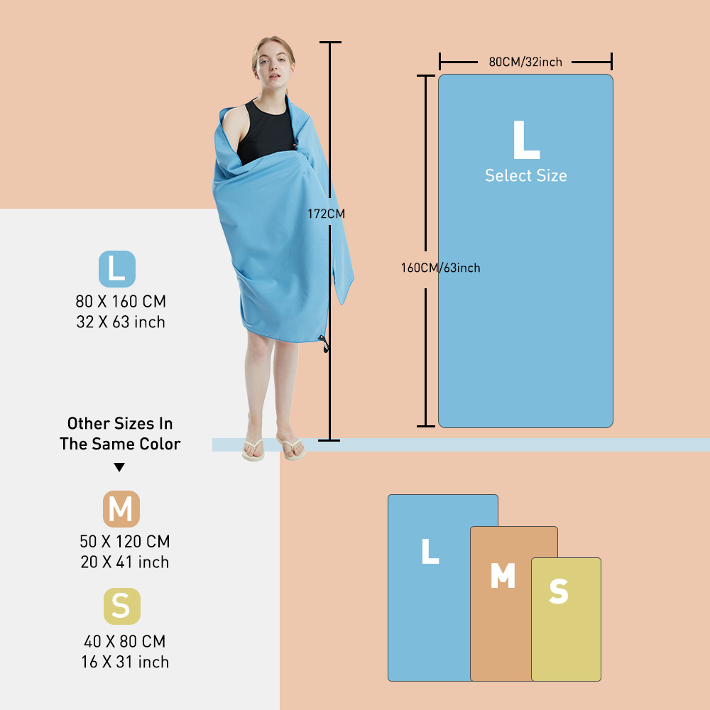 Microfiber Towel Quick Dry Tow - Pilates Yoga Towel 评论和价格