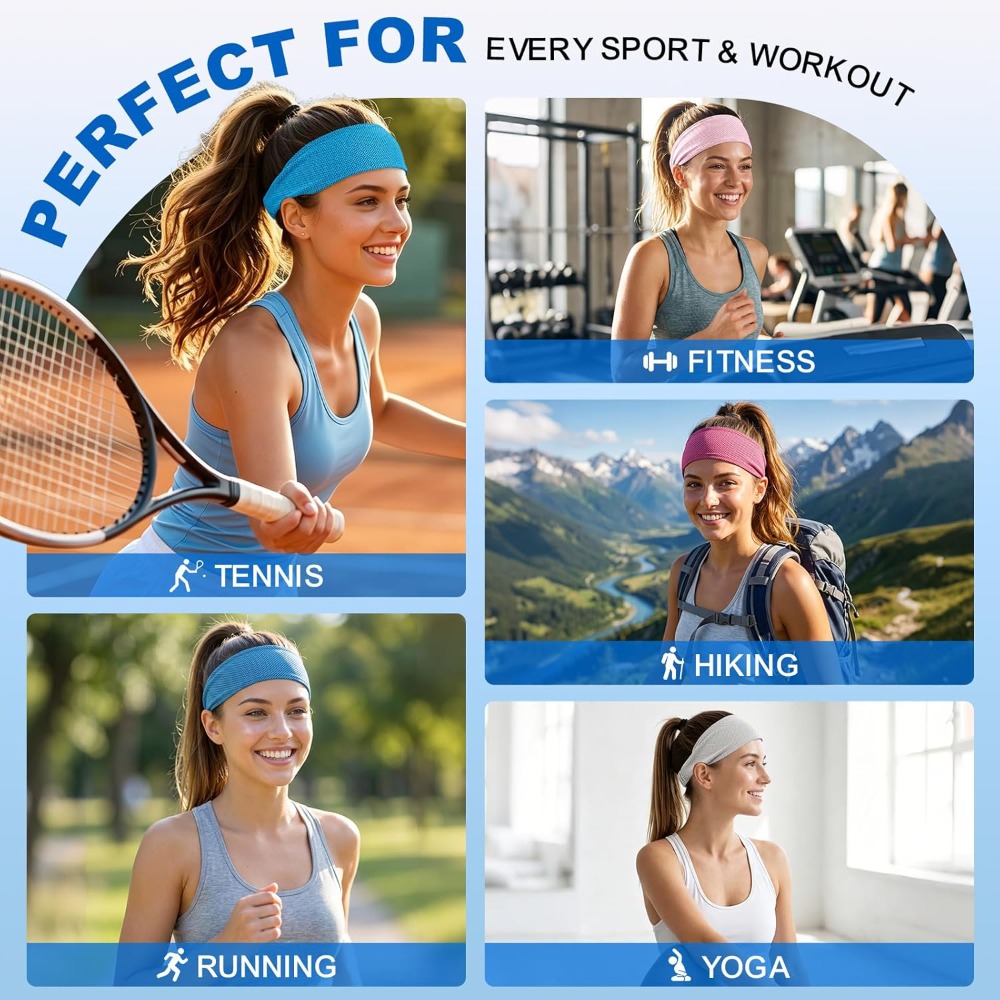 Cooling Sports Headband Breath - Pilates Yoga Towel 评论和价格