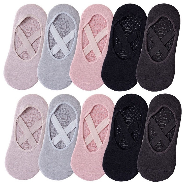 1/3  Pairs Yoga Socks Women Co - Pilates Yoga Towel 评论和价格