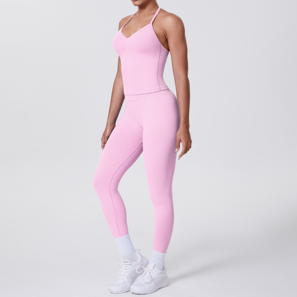 Women's Seamless Knitted Yoga  - Pilates V Yoga 评论和价格