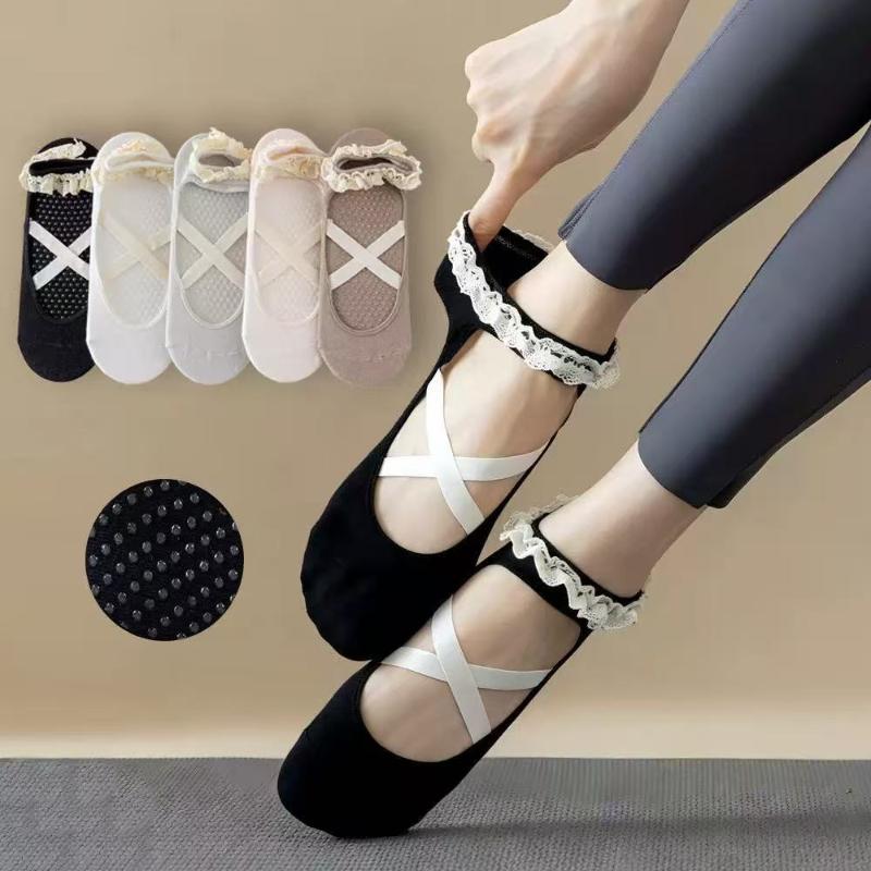 1Pairs Cute Lacework Pilates S - Pilates Is Yoga 评论和价格