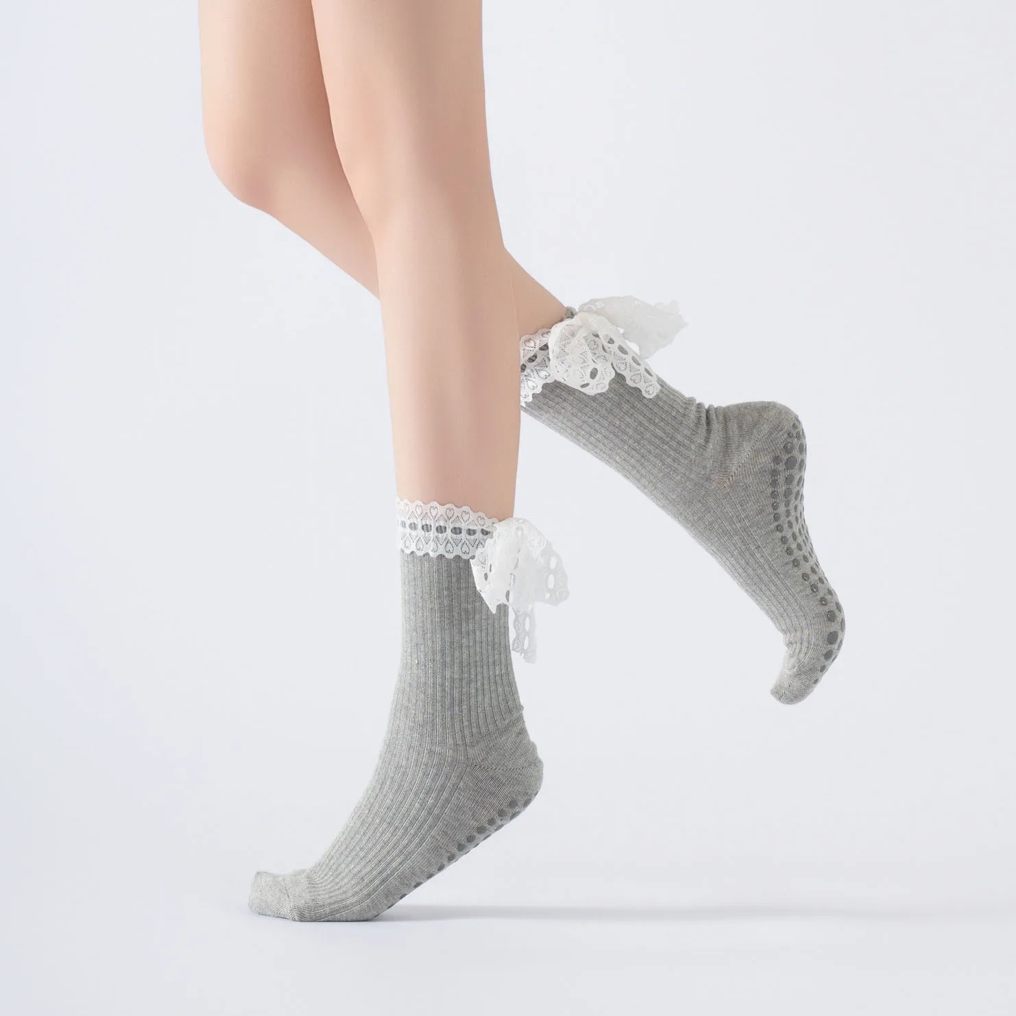 Yoga Socks Women Cotton Silico - Youtube Yoga Pilates 评论和价格